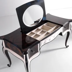 Ebony and Cherry Vanity Table