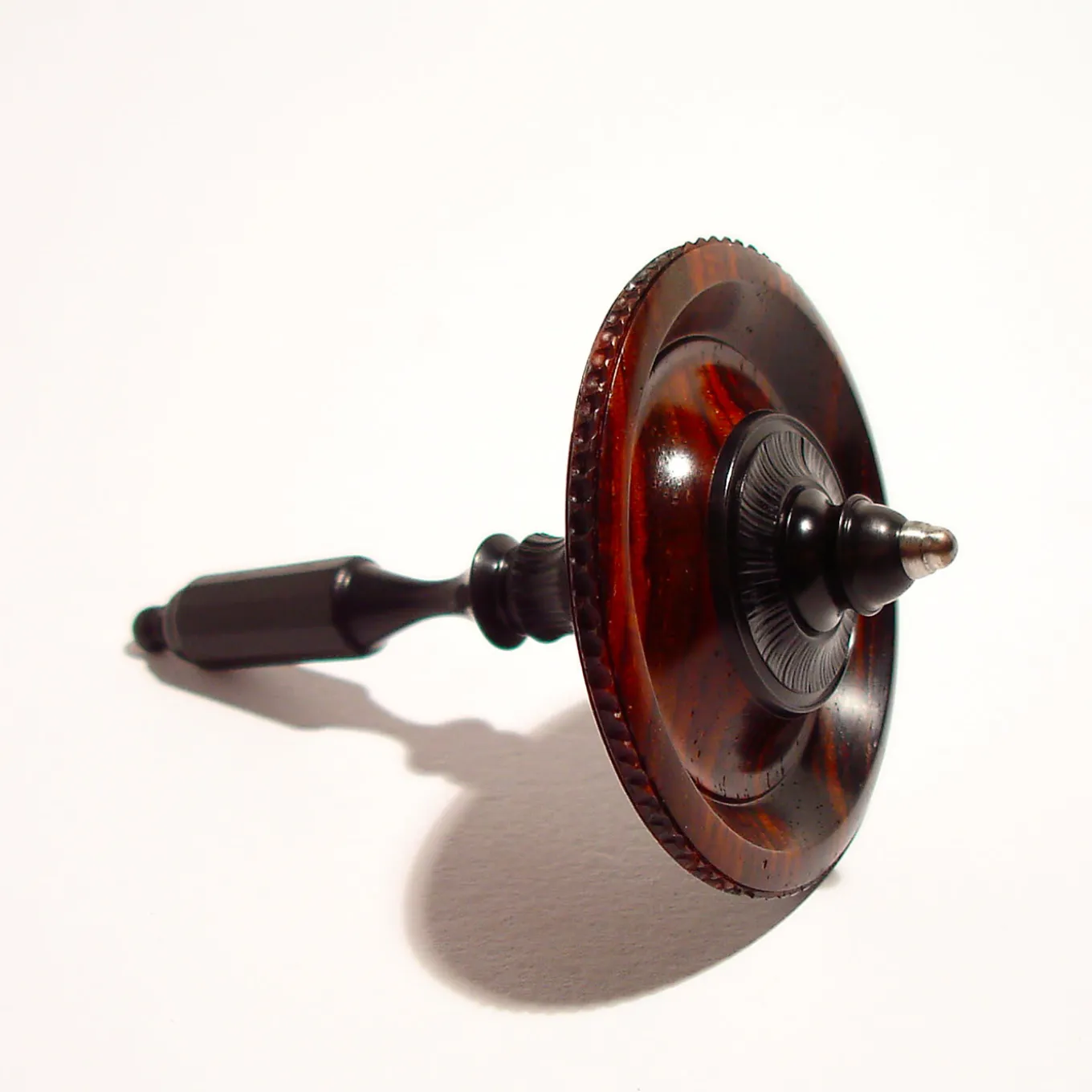 Ebony and Cocobolo Spinning Top
