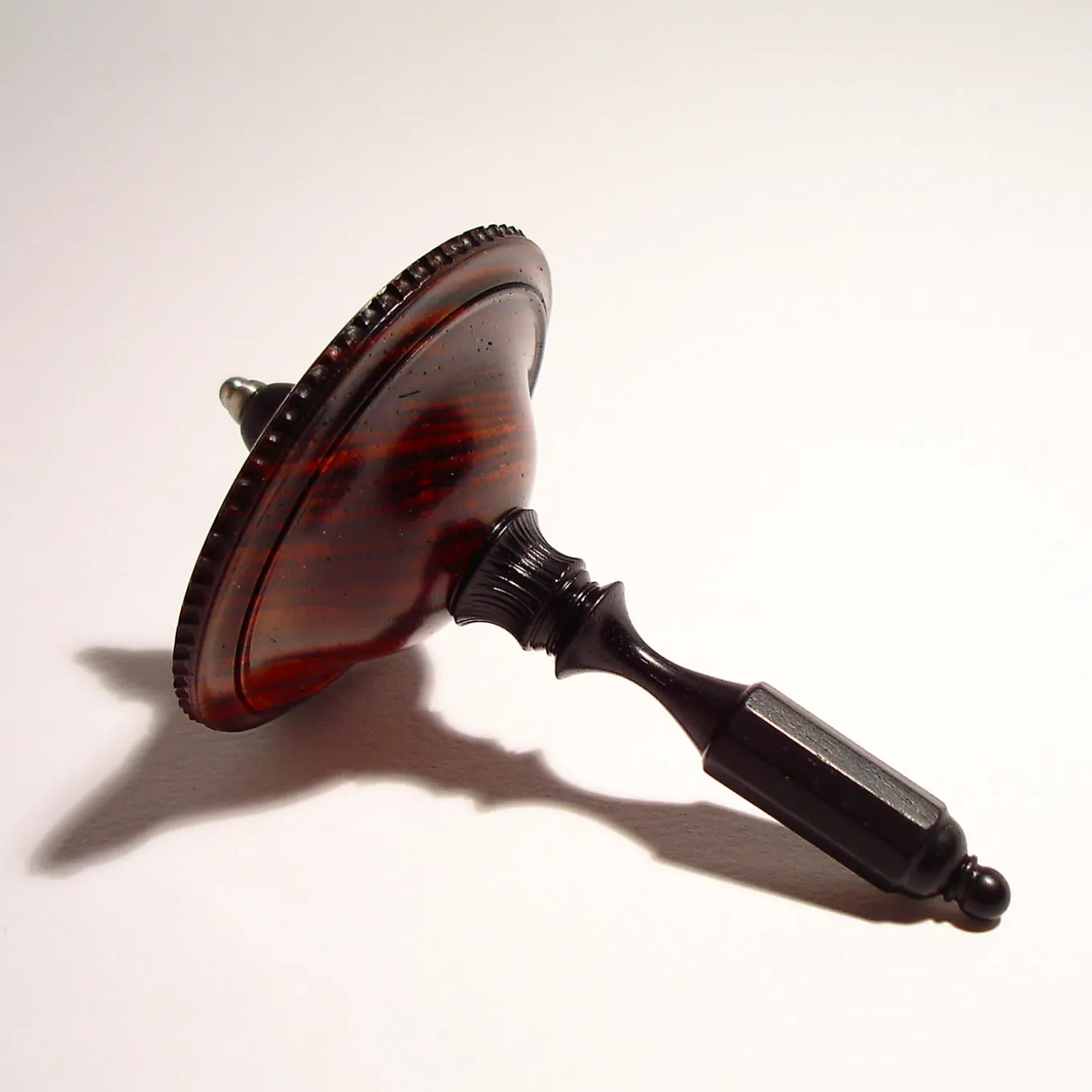 Ebony and Cocobolo Spinning Top