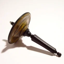 Ebony and Lignum Vitae Spinning Top