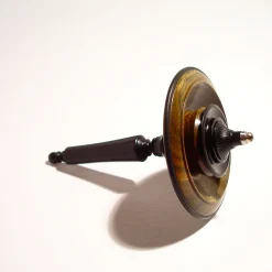 Ebony and Lignum Vitae Spinning Top