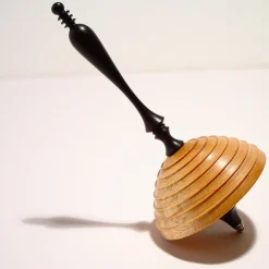 Ebony and Maple Spinning Top #3
