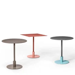 Echo Round Turquoise & Gray-Green Table by Gabbertas Studio