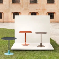 Echo Square Pink & Red Table by Gabbertas Studio