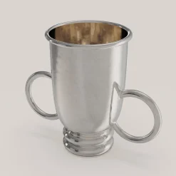 Echo V1 Small Silver Pewter Wine Basket