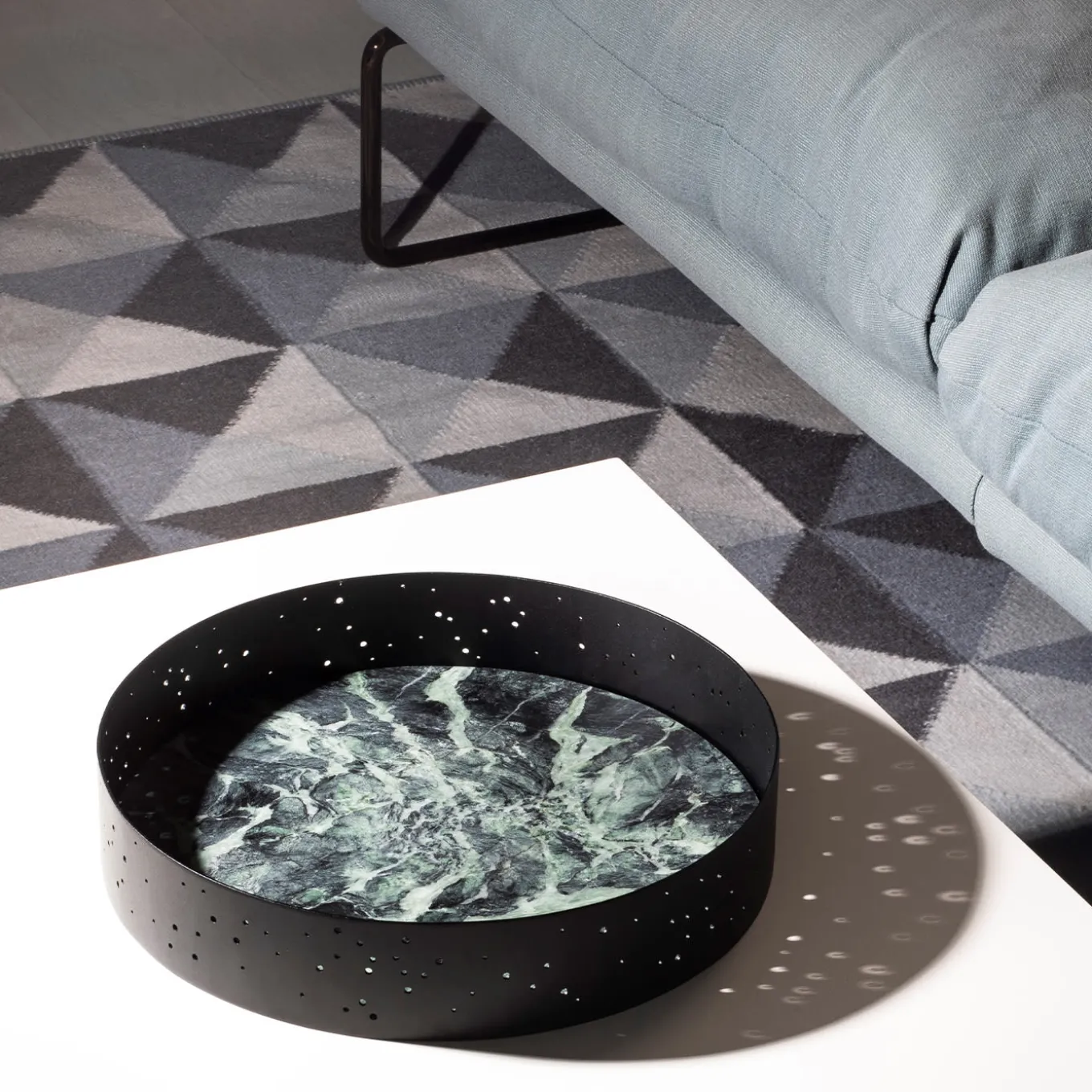 Eclittica Verde Alpi Tray by Stella Orlandino