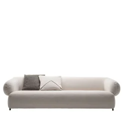 ED/50 000 Carol 3-Seater White Sofa