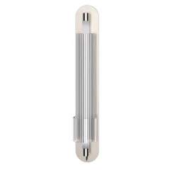 ed062 tube Silver Wall Sconce