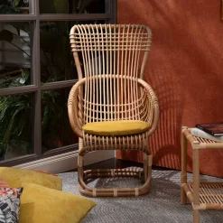 Eden Manao & Manila Cane Armchair With Cushion