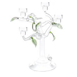 Eden Medium Glass Candleholder