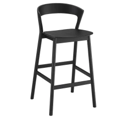 Edith Black Stool by Massimo Broglio