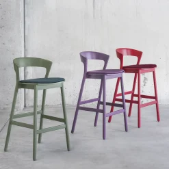 Edith Green Stool by Massimo Broglio