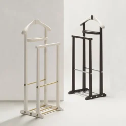 Edoardo White Leather Valet