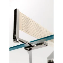 Effetto 71 Wenge wood And Glass Top Table Tennis And Dining Table