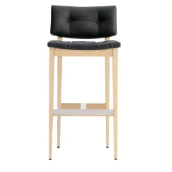 Eileen Black Stool by Werther Toffoloni