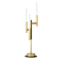 Eklé Gold and Bronze 3-Lights Table Lamp