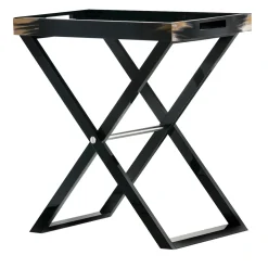 Elba Black Serving Table