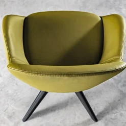 Elba Green Swivel Chair