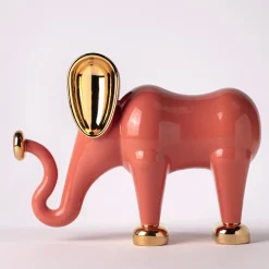 Elio Red Sculpture Bookend