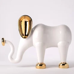 Elio White Sculpture Bookend