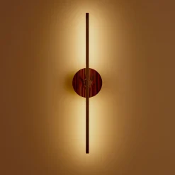 Elite Stick Polished brass and Tiger Eye Wall Sconce