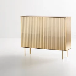 Elizabeth Polished Brass Sideboard by Nathalie Dewez