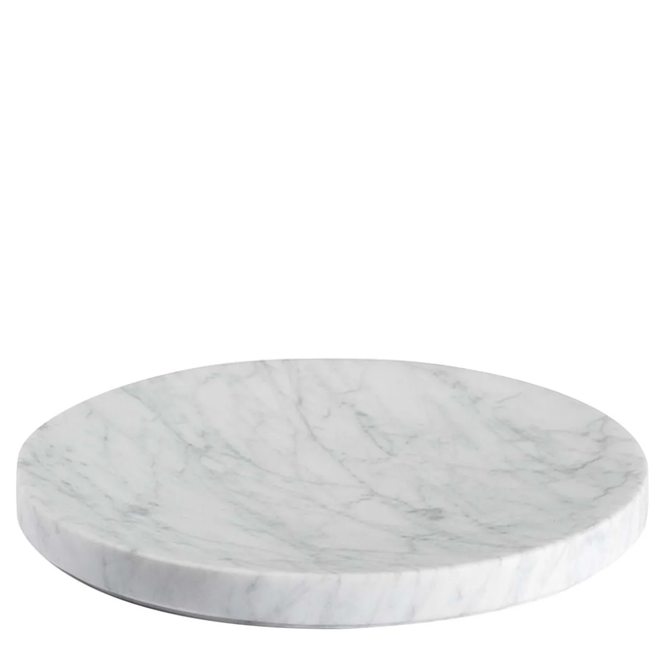 Ellipse Carrara Marble Fruit Bowl