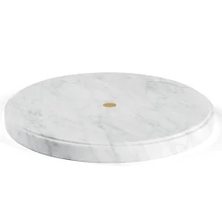 Ellipse Carrara Marble Fruit Bowl