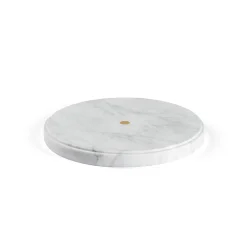 Ellipse Carrara Marble Platter