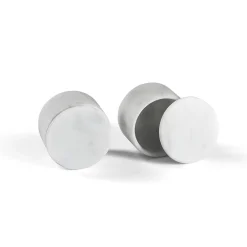 Ellipse Carrara Marble Salt & Pepper Set