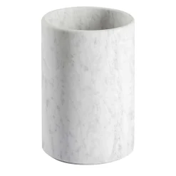 Ellipse Large Carrara Marble Container