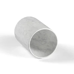 Ellipse Large Carrara Marble Container