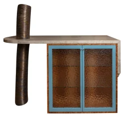 Elmer Colorful Kitchen Island