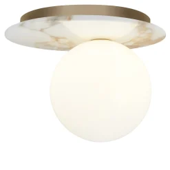 Emma White Calacatta Ceiling Lamp
