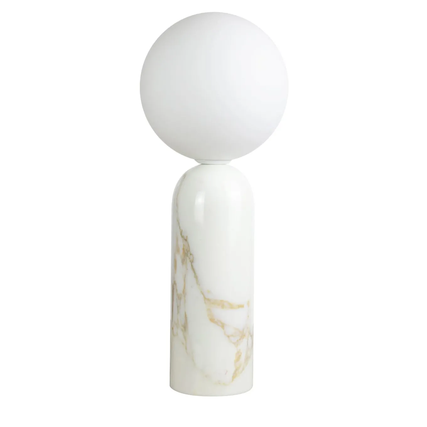 Emma White Calacatta Table Lamp