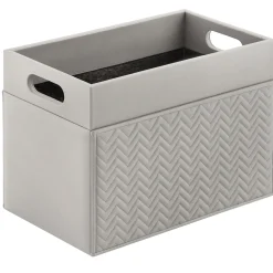 Emy Herringbone Magazine Holder