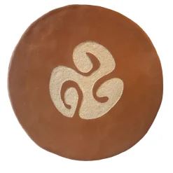 Eng 2 Terra Brown Ceramic Decorative Plate