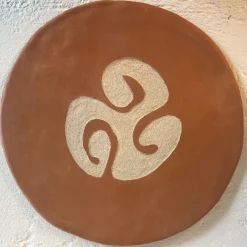 Eng 2 Terra Brown Ceramic Decorative Plate