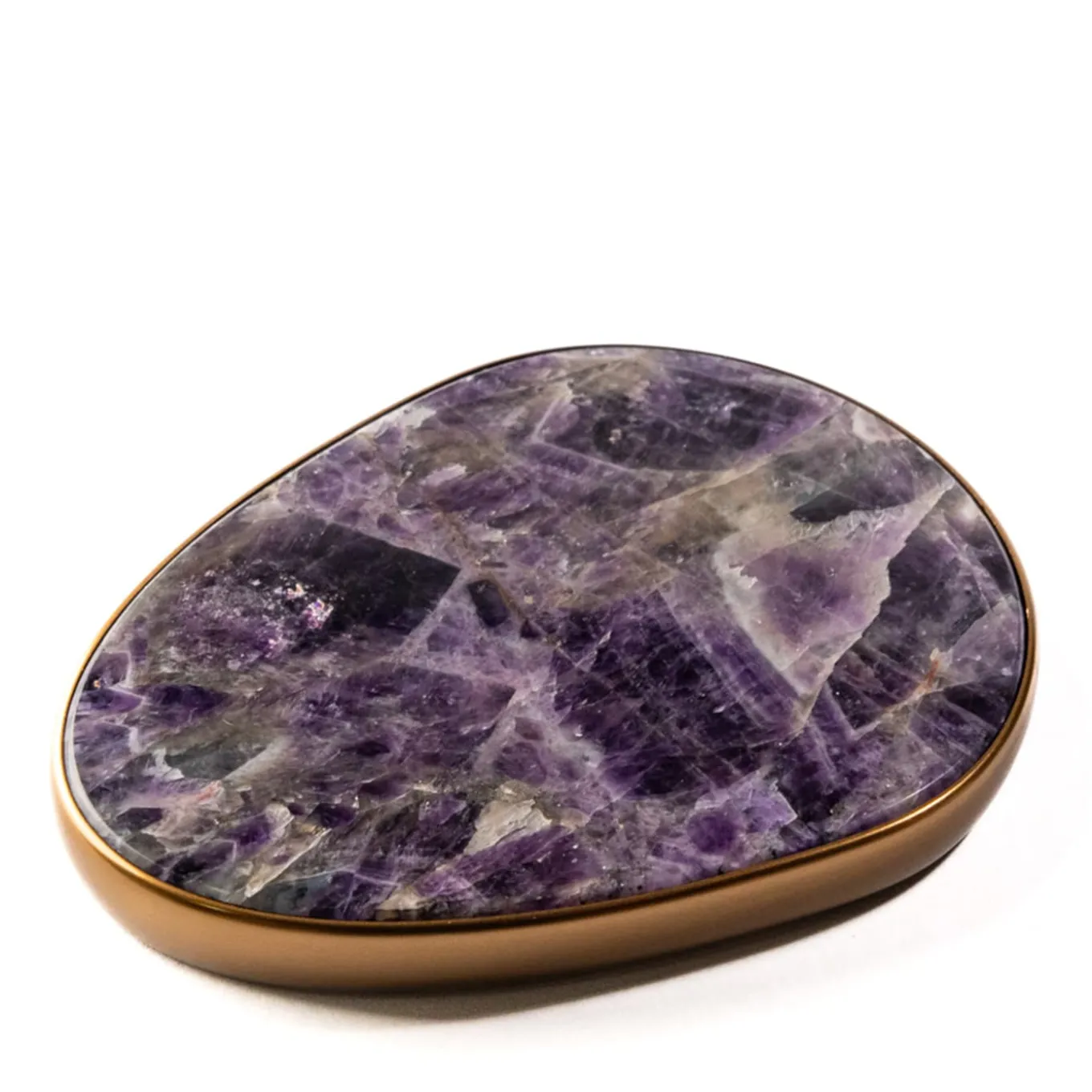 Enki Two Amethyst & Bronze Desktop Charger