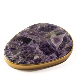 Enki Two Amethyst & Golden Desktop Charger