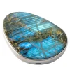 Enki Two Labradorite & Silver Desktop Charger