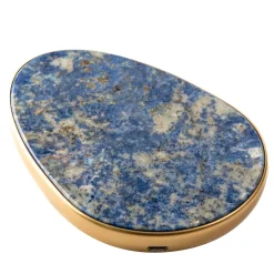 Enki Two Sodalite & Golden Desktop Charger