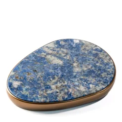 Enki Two Sodalite & Golden Desktop Charger