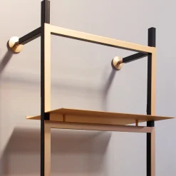 Enrica 24 Karat Gold Shelf by Federico Peri