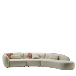 Erasmo White Sofa