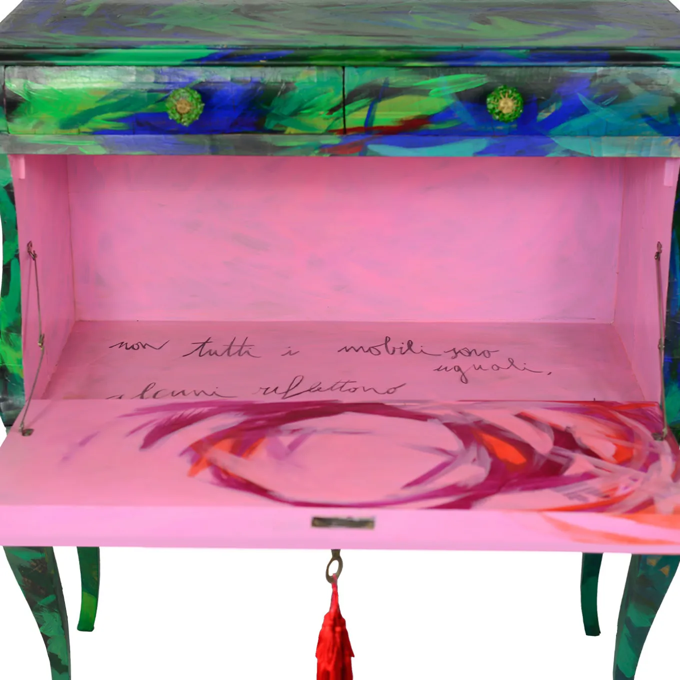 Erboso Vintage Flap Secretary Desk