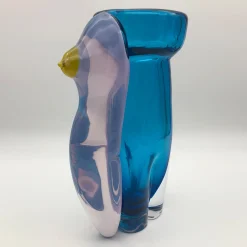 Eros Aquamarine Vase #1 by Toso Cristiano