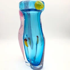 Eros Aquamarine Vase #2 by Toso Cristiano