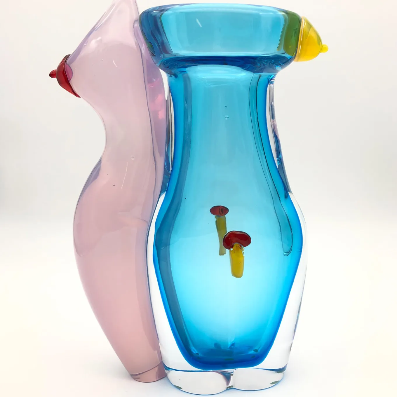 Eros Aquamarine Vase #2 by Toso Cristiano