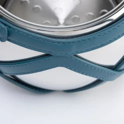 Escher Amalfi Blue Ice Bucket with Ice Tongs